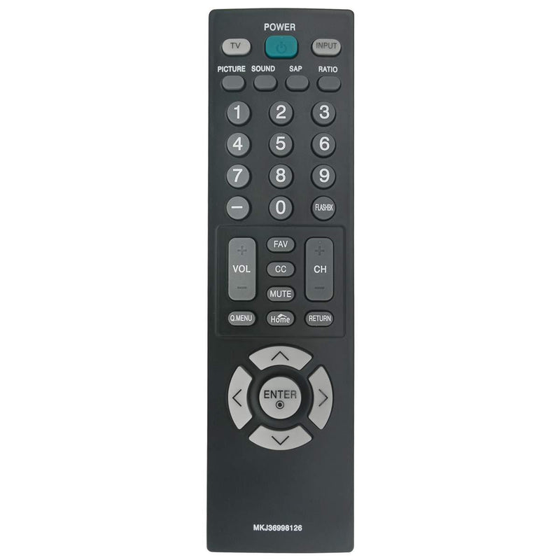 MKJ36998126 Replace Remote Applicable for LG TV 32LV2400 42LV4400 47LV4400 55LV4400 32LV2400-UA 47LV4400-UA 55LV4400-UA 42LV4400-UA 32LV2400UA 47LV4400UA 55LV4400UA 42LV4400UA