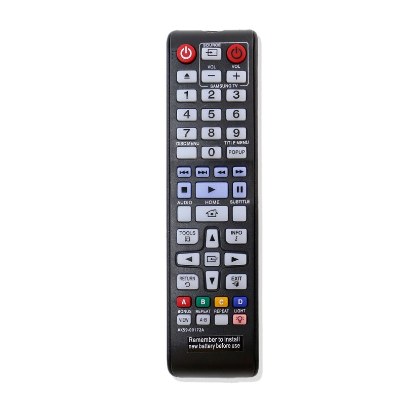 AK59-00172A AK5900172A Replacement Remote Control Applicable for Samsung BD Blu-Ray DVD Disc Player BD-F5700 BD-J5100 BD-J5900 BD-J5700 BDF5700 BDJ5100 BDJ5900 BDJ5700