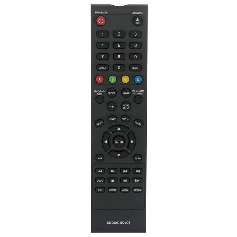 New BD003 BD0003 BD005 Blu-ray Player Replace Remote fit for Insignia NS-WBRDVD2 NS-WBRDVD2-CA NS-WBRDVD NS-BRDVD3 NS-BRDVD3-CA NS-BRDVD4 NS-BRDVD4-CA NS-BDLIVE01 NS-BRDVD2 NS-WBRDVD2 NS-WBRDVD2-CA