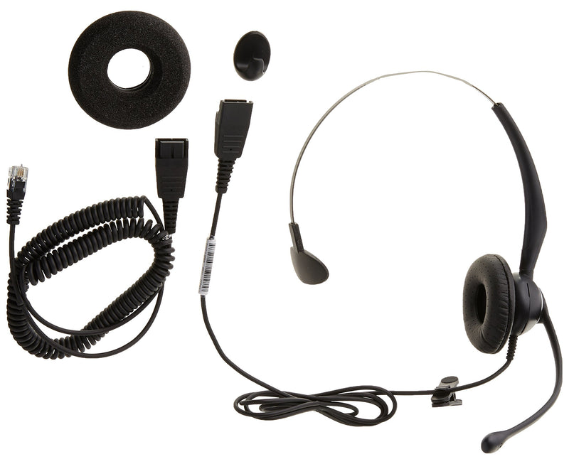 Yealink YHS33 Headset with Enhanced Noise Canceling Black UC Optimized