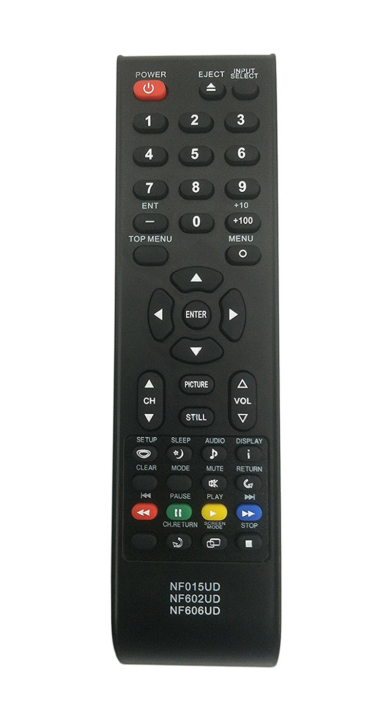 NF015UD NF602UD NF606UD Replaced Remote fit for Emerson Sylvania LC320EM8A LC320EM8AN LC320EM8S LC320EM81 LC225SSX LC260SC8 LC260SL8 LD200EM8 LD200SL8 BLC320EM9 BLC320EM9A LC195EM92