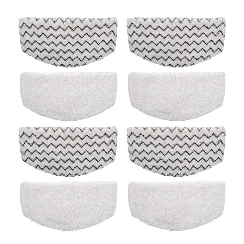 Bonus Life 8 Pack Steam Mop Pads for Bissell Powerfresh Steam Cleaner Mop 1940 1806 1544 1440 2075A Replacement