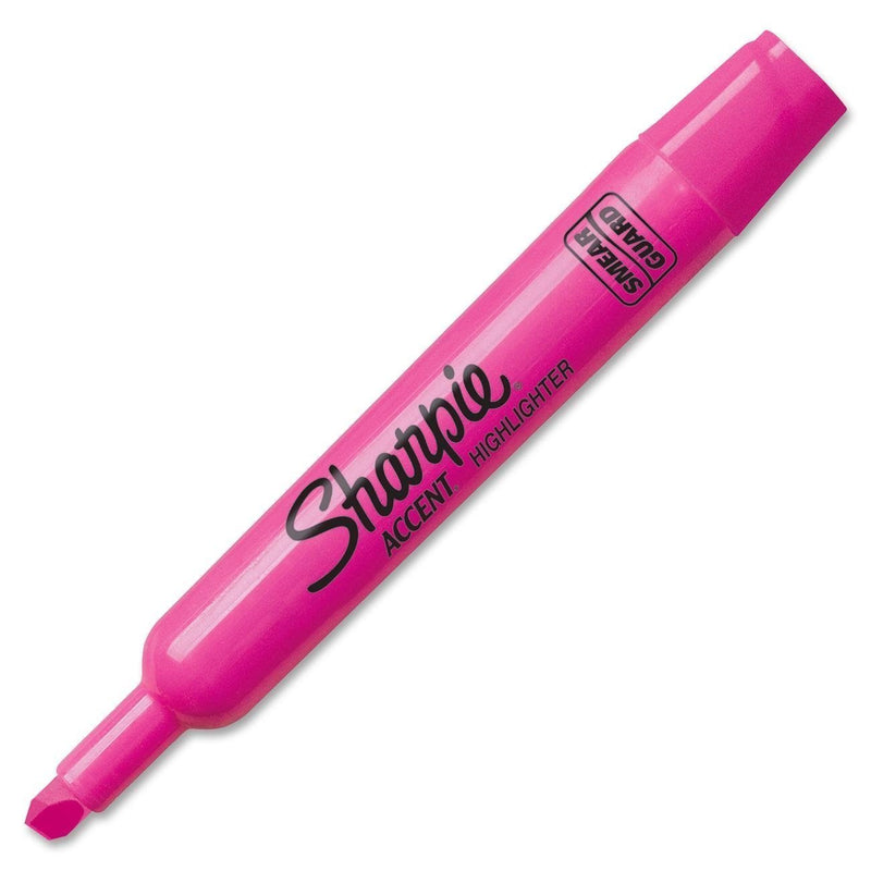 Sharpie Accent Tank Highlighters, Chisel Tip, Fluorescent Pink, 36-Count 3-Dozens