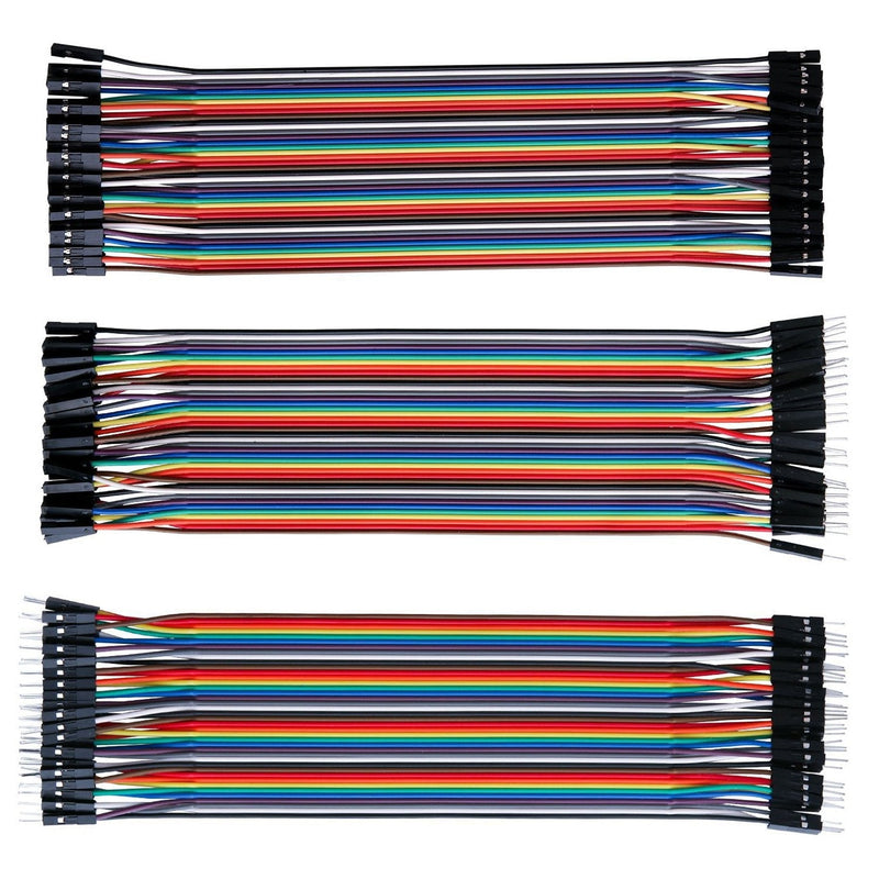 3 in 1 Male to Female /Male to Male /Female to Female Breadboard Jumper Wires for Arduino and Raspberry pi