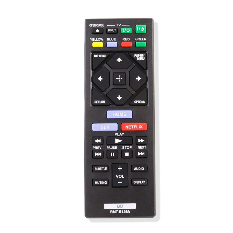 New RMT-B126A Replacement Remote Control fit for Sony Blu-Ray BD Player BDP-BX120 BDP-BX320 BDP-BX520 BDP-BX620 BDP-S1200 BDP-S2200 BDP-S3200 BDP-S5200 BDP-S5200/D BDP-S6200 BDP-S2100
