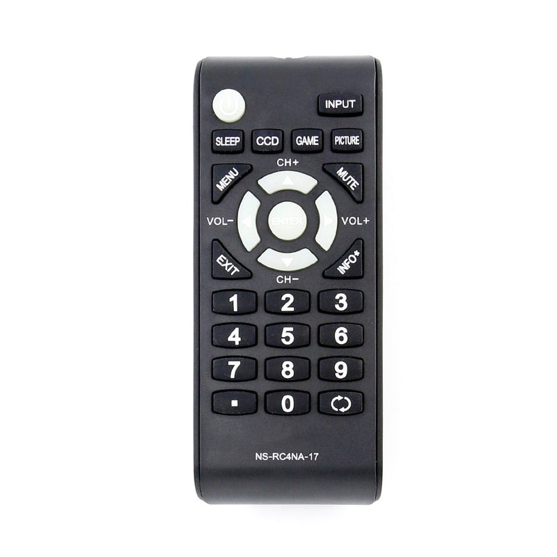 NS-RC4NA-17 Replace Remote fit for Insignia TV NS-24D510MX17 NS-55D510NA17 NS-55D510MX17 NS-24D510NA17 NS-32D310MX17 NS-32D310NA17 NS-39D310NA17 NS-40D510MX17 NS-40D510NA17 NS-48D510NA17 NS-50D510MX17