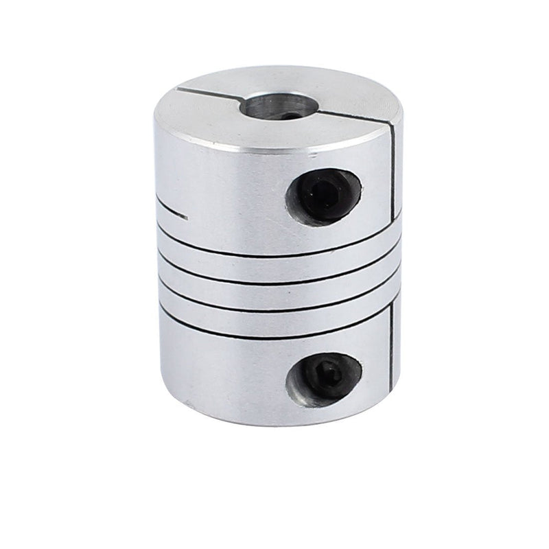 uxcell 8mm to 12mm Shaft Coupling 30mm Length 25mm Diameter Stepper Motor Coupler Aluminum Alloy Joint Connector for 3D Printer CNC Machine DIY Encoder 8-12mm