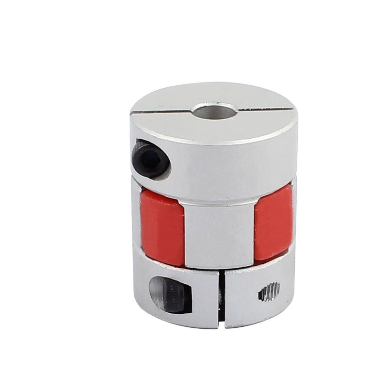 uxcell 6.35mm to 10mm Shaft Coupling 30mm Length 25mm Diameter Motor Coupler Aluminum Alloy Joint Connector for DIY Encoder 6.35-10mm