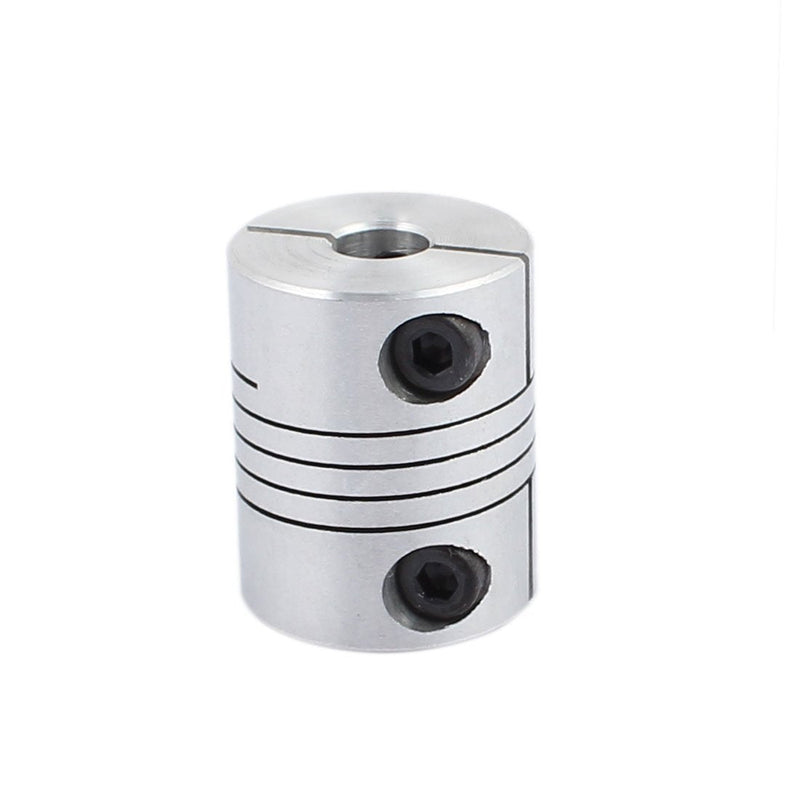 uxcell 6.35mm to 8mm Shaft Coupling 25mm Length 20mm Diameter Stepper Motor Coupler Aluminum Alloy Joint Connector for 3D Printer CNC Machine DIY Encoder 6.35-8mm