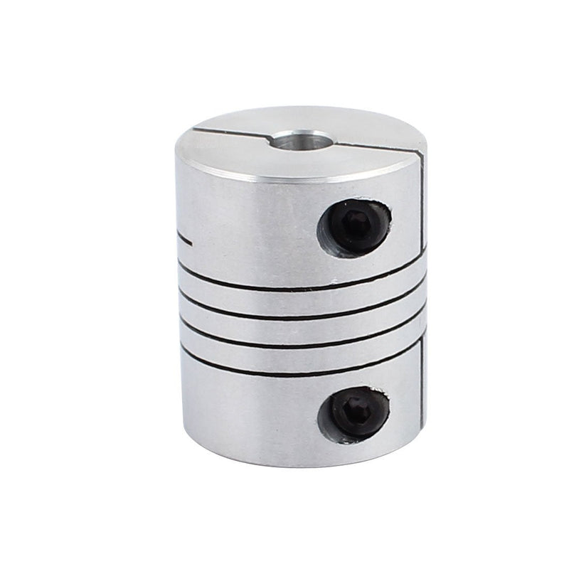 uxcell 6.35mm to 12mm Shaft Coupling 30mm Length 25mm Diameter Stepper Motor Coupler Aluminum Alloy Joint Connector for 3D Printer CNC Machine DIY Encoder 6.35-12mm