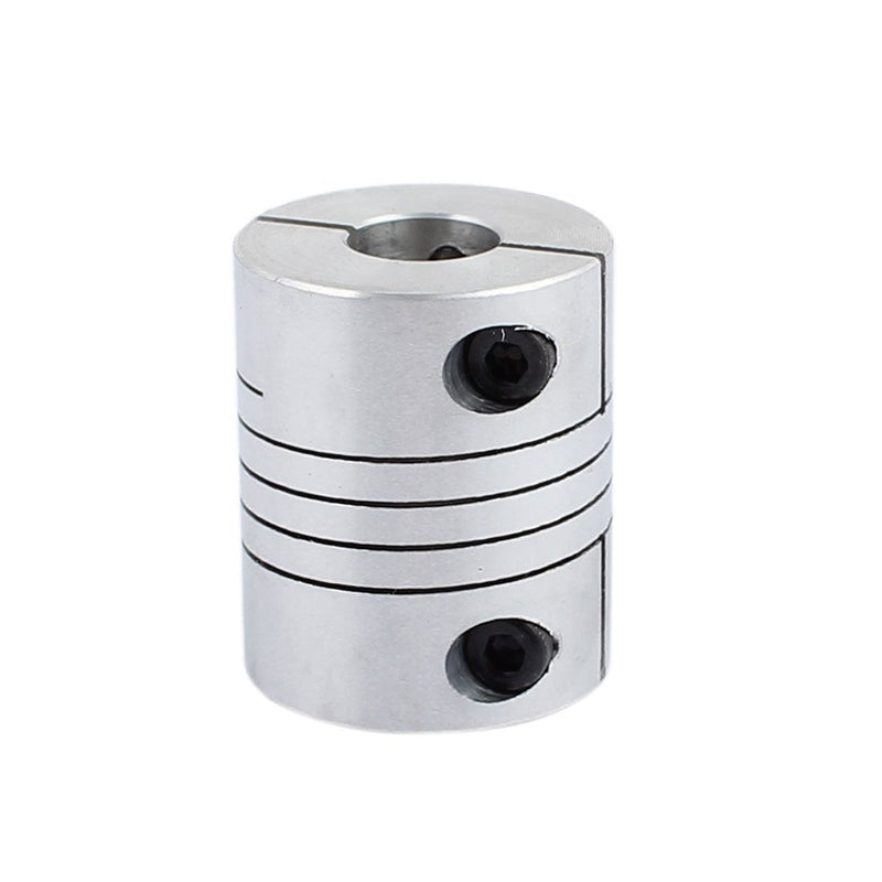 uxcell 10mm to 10mm Shaft Coupling 30mm Length 25mm Diameter Stepper Motor Coupler Aluminum Alloy Joint Connector for 3D Printer CNC Machine DIY Encoder 10-10mm