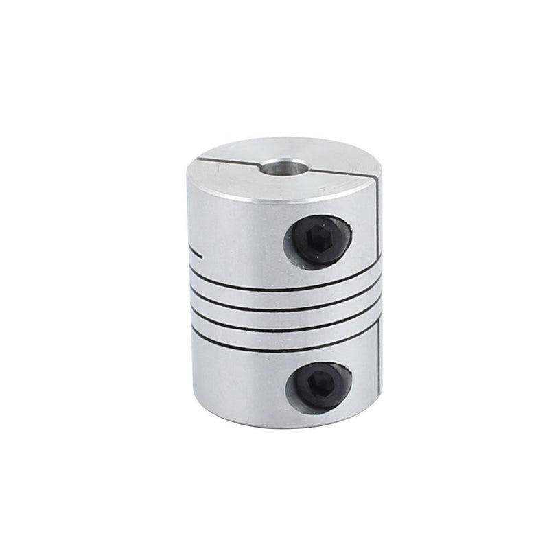 uxcell 6mm to 8mm Shaft Coupling 25mm Length 20mm Diameter Stepper Motor Coupler Aluminum Alloy Joint Connector for 3D Printer CNC Machine DIY Encoder 6-8mm