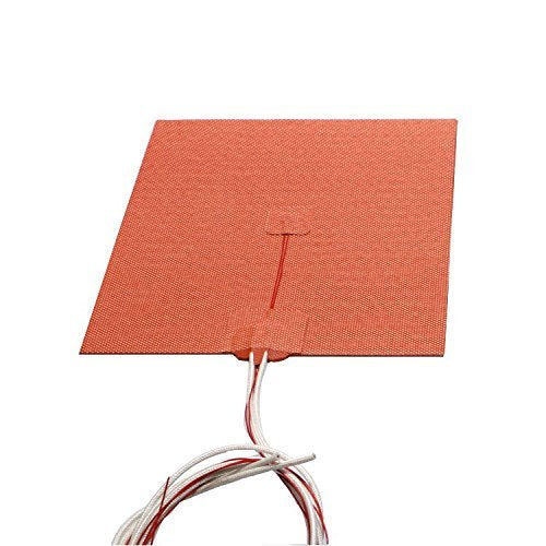 USA Import Material 200X200mm, 300W 24V, Cube Flexible Silicone Heater For Voron V2.4 Prusa i3 RepRap 3D Printer Heated bed (24V)