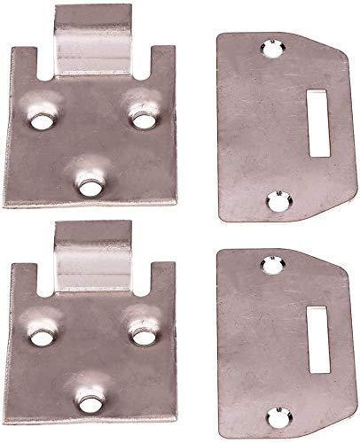 10L0L Golf Cart Seat Bottom Hinge Plate for EZGO(1995-up) TXT/Medalist Golf Cart Set of 2