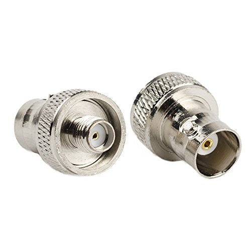 Eagles (Pack of 2) SMA Female to BNC Female Connector Convert Adapter Compatible with BaoFeng Two Way Radio UV-5R FD-880 Project Mobile Antenna