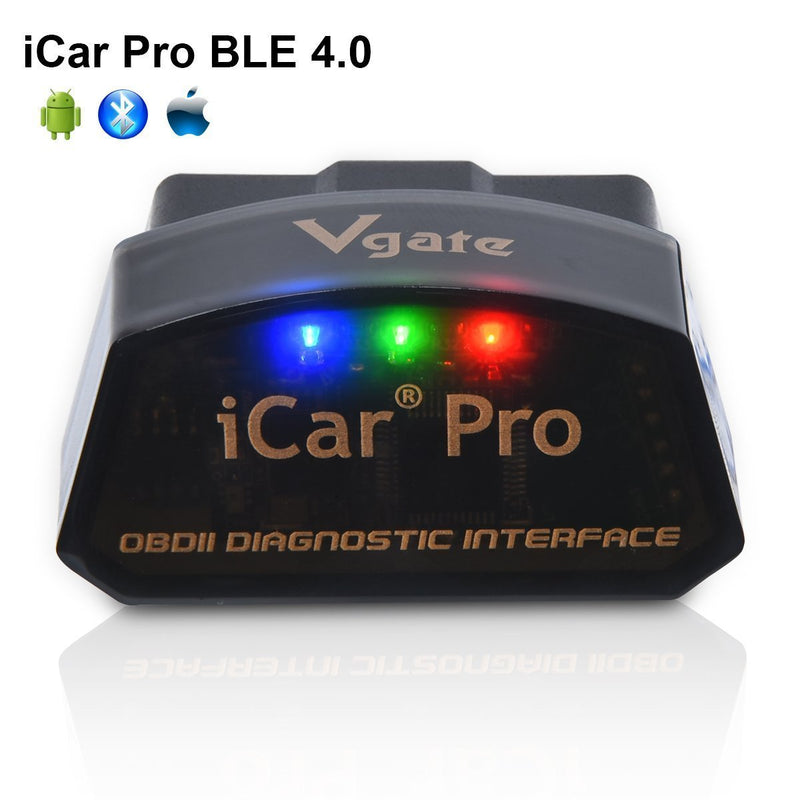 Vgate iCar Pro Bluetooth 4.0 (BLE) OBD2 Fault Code Reader OBDII Code Scanner Car Check Engine Light for iOS/Android ICAR PRO BLE4.0