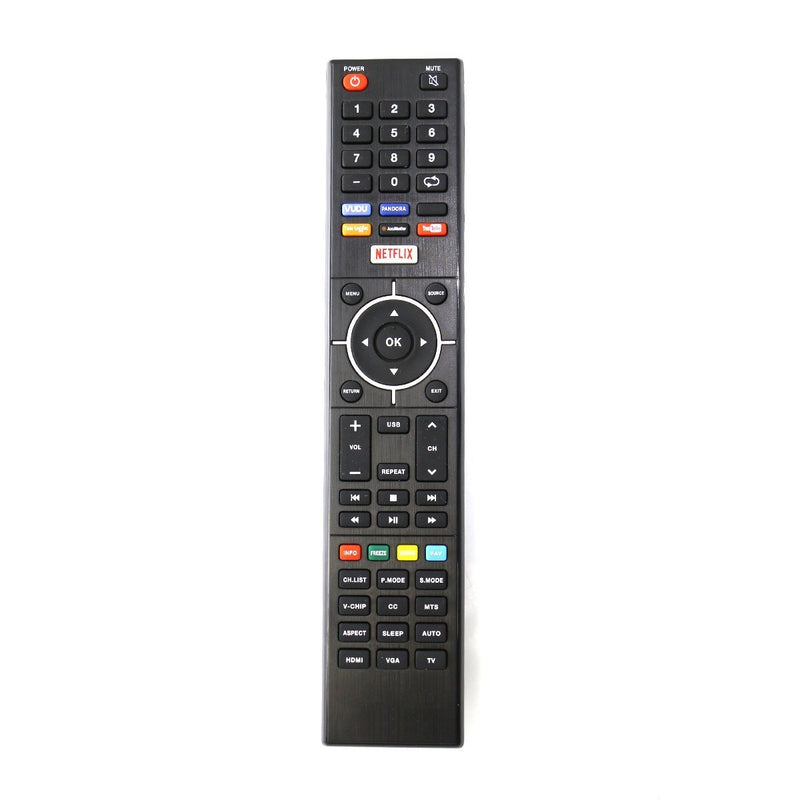 New TV Remote Control fit for Element LED TV with VUDU Netflix App Keys ELST4017 ELSJ5517 E4SFC5017 E2SW3918 E4SFT551 ELST3216H E4SFC551 E4SFC421 ELSFS422 ELEFJ322S