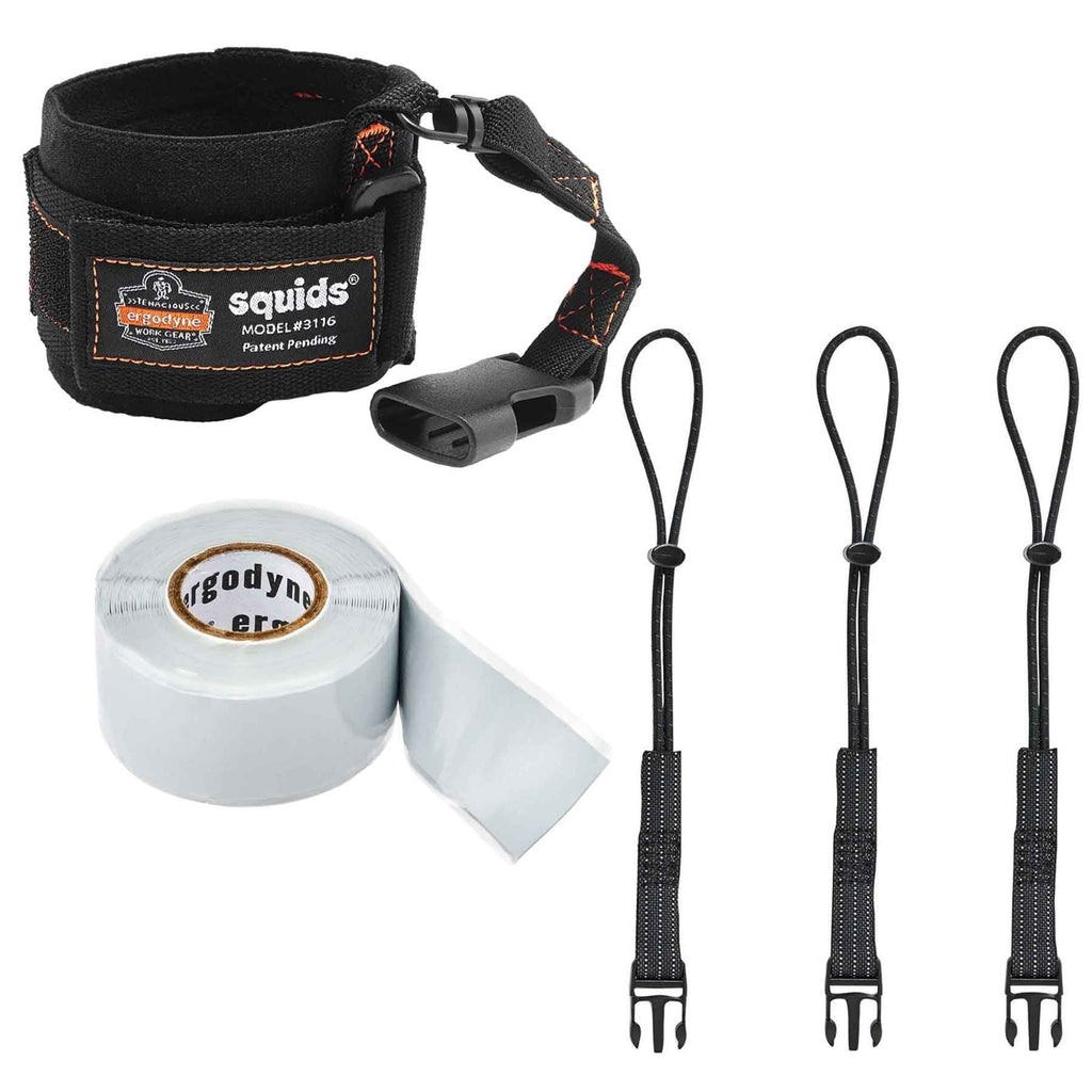 Ergodyne Squids 3192 Wrist Lanyard Tethering Kit - 3lb (1.4kg)