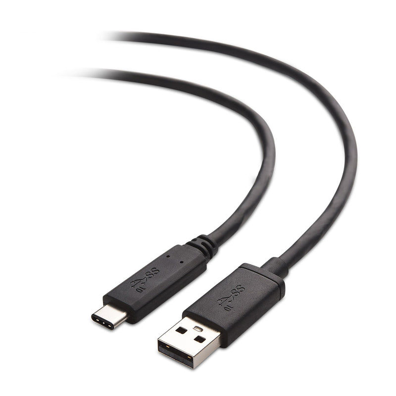 Cable Matters USB-IF Certified 10 Gbps Gen 2 USB A to USB C Cable (USB C to USB Cable) in Black 3.3 Feet
