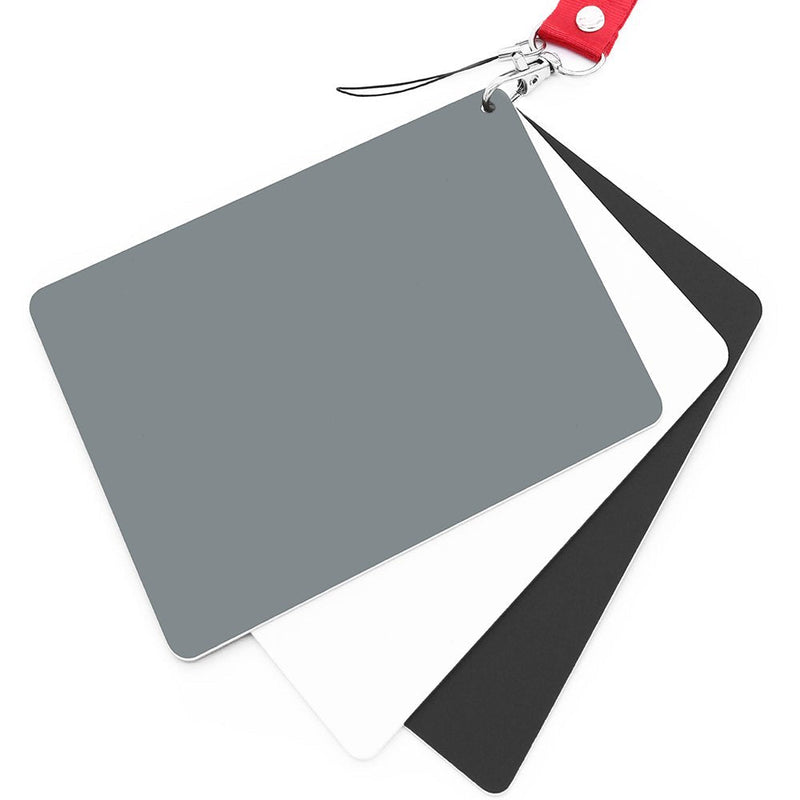 Anwenk Grey Card White Balance Card 18% Exposure Photography Card 5X4 Custom Calibration Camera Checker Video, DSLR and Film