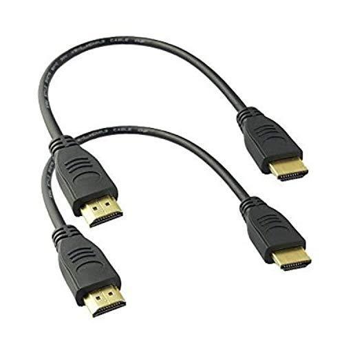 MMNNE 2Pack 8 inch HDMI Male to Male Cable,High-Speed HDMI HDTV Cable - Supports Ethernet, 3D,1.4V 8inch 2K