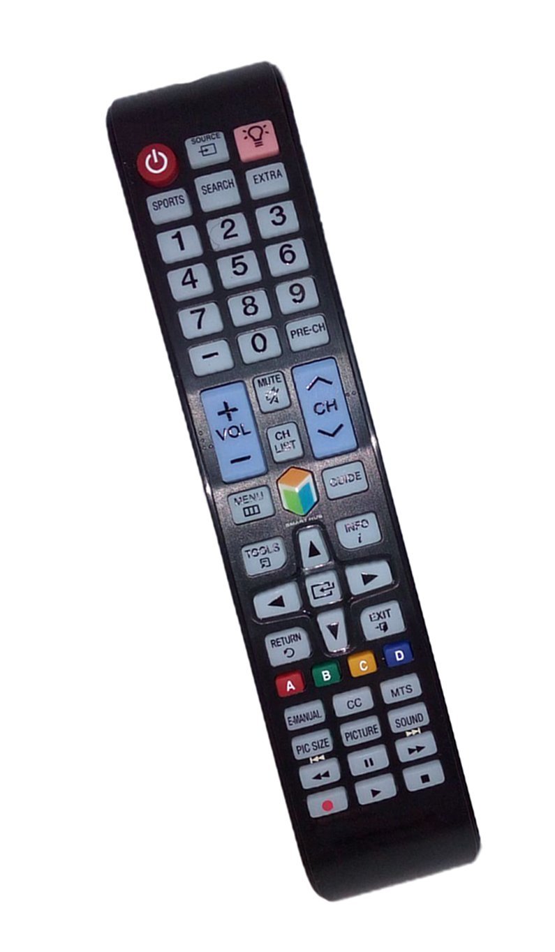 Replaced Remote Control Compatible for Samsung UN40J5500AF UN48JU650D UN55JS7000F UN60JU650DFXZA UN75JU650 UN40JU6500 Smart LED LCD HD TV