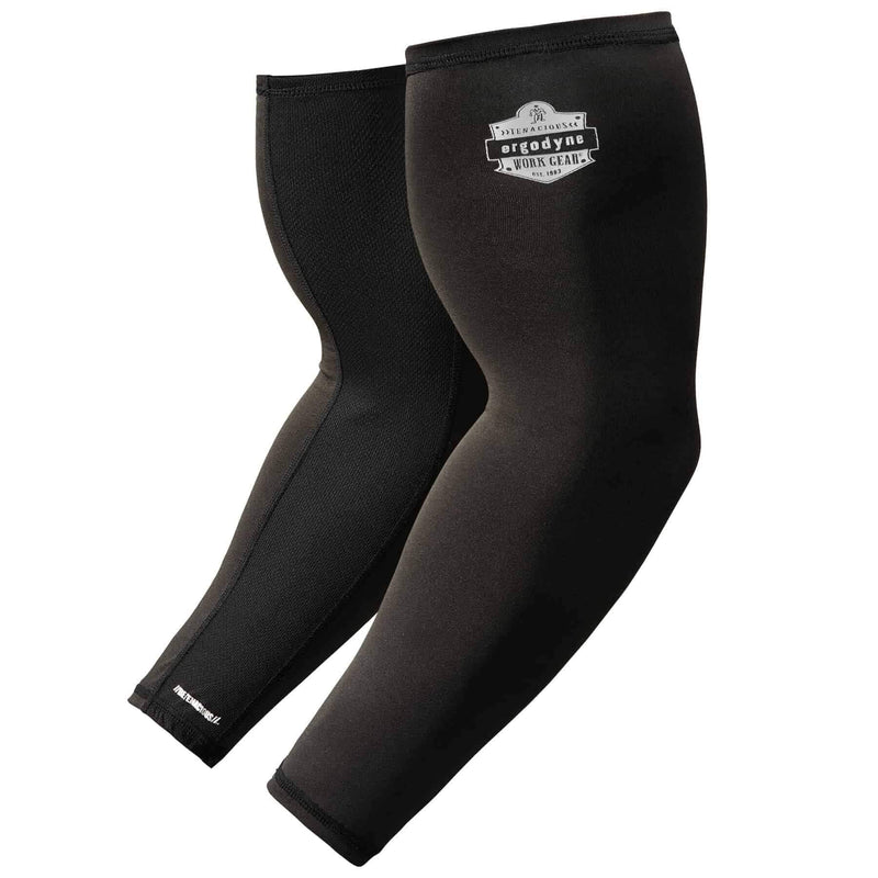 Cooling Arm Sleeves, Sized for Men &Women, UPF 50+ Sun Protection, Ergodyne Chill Its 6690 Black XX-Large