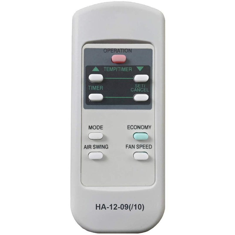 HA-12-09/10 Replacement for Panasonic Air Conditioner Remote Control 671190018A 671190018B Works for CW-XC54HU CW-XC55HU CW-XC63HK CW-XC63HU CW-XC64HK CW-XC64HU CW-XC65HU CW-XC83GU CW-XC83HK CW-XC83HU