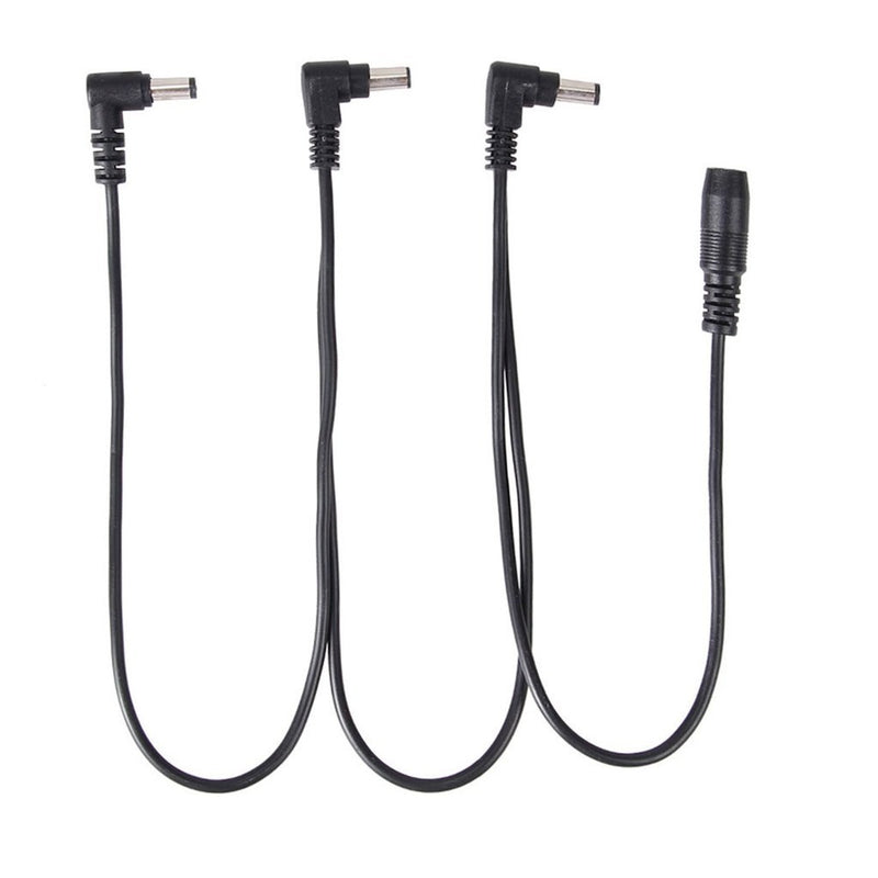 1 to 3 Cable Daisy Chain Guitar Effect Pedal Power Supply Splitter Cable Adapter
