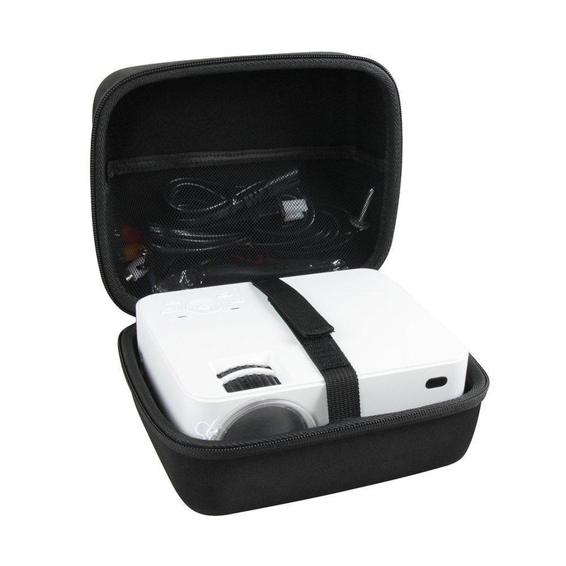 Hermitshell Hard Travel Case for TOP Vision T21 3600L / H o m p o w T20 5500L / DBPOWER L12 3000L， RD820 3500 Lux，PJ0711 2800Lux Mini Projector