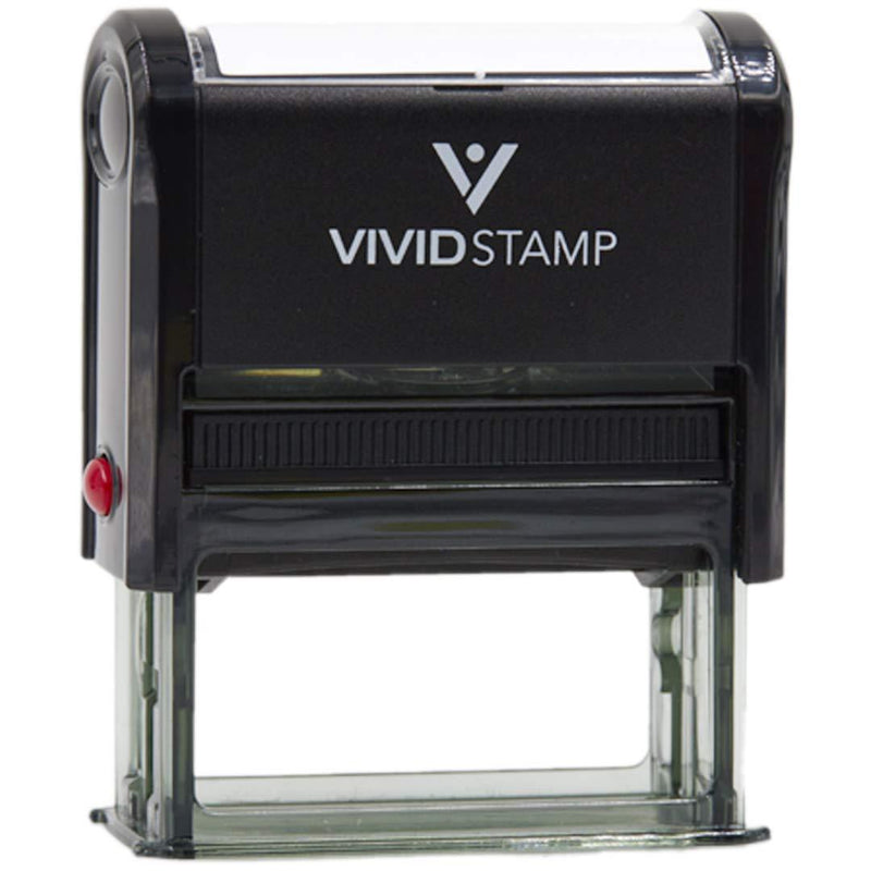 Revised by Date Self Inking Rubber Stamp (Black Ink) Medium Medium - 9/16" x 1-1/2" Black