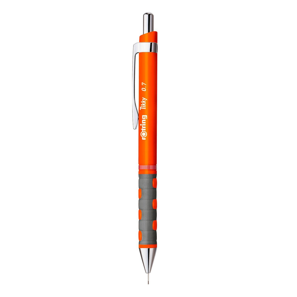 rOtring Tikky Mechanical Pencil, HB, 0.7 mm, Neon Orange