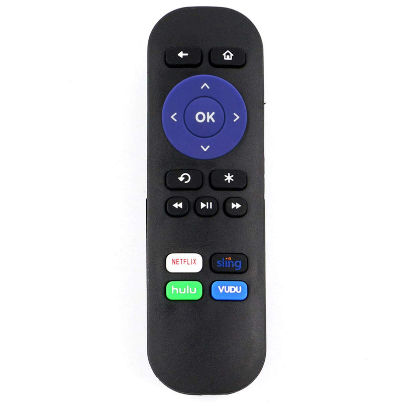 ZdalaMit Replacement IR Remote Control Applicable for Roku 1 2 3 4 (HD, LT, XS, XD) Player 2500R 3920RW, Roku Express; NOT Support Roku Stick or Roku TV; NOT Support Headphone,Game or Voice Search