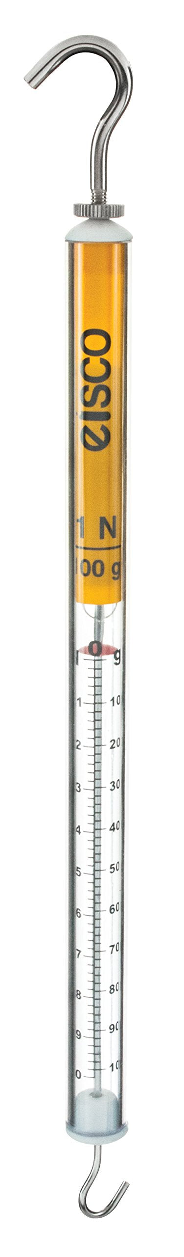 Premium Dynamometer - 1N / 100G Spring Scale - Eisco Labs