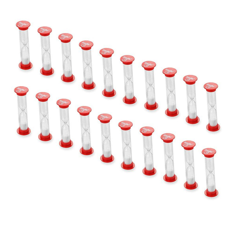 Dsmile 1 MINUTE SAND TIMERS SET OF 20 20pcs