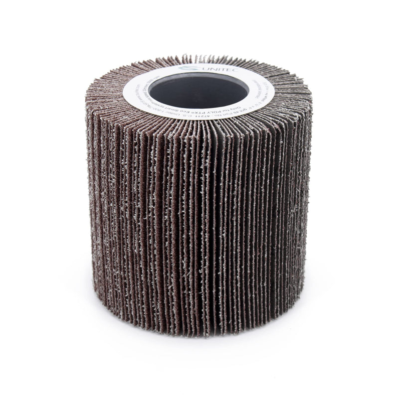 CS Unitec | PTX Flap Disc Wheel | 40 Grit Metal Grinder Tool Attachment| 4" Diameter x 4-1/8" Wide 4" x 4-1/8"