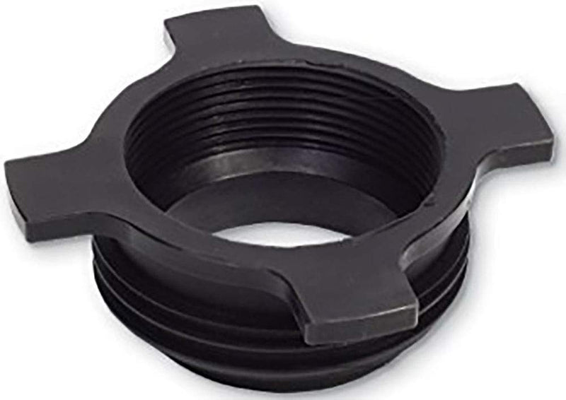 Groz Drum Bung Converter | 2-inch (F) to Coarse Thread Adapter | (44386), Black