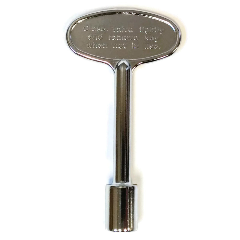 Midwest Hearth Universal Valve Key for Gas Fire Pits and Fireplaces - Polished Chrome (3-Inch) 3-Inch