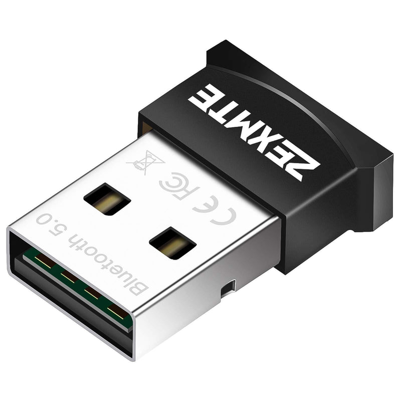 USB Bluetooth 5.0 Adapter for PC USB Dongle Adapter Compatible with PC Desktop and Computer with Windows 10 8.1 8 7 Vista XP