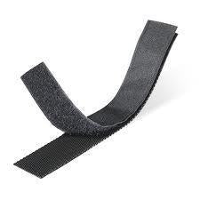 MJ May 1004-AP-PB/B-5 Velcro Brand, 1" Wide, Plain Back, Hook and Loop Combo Pack, 5' Length, Black