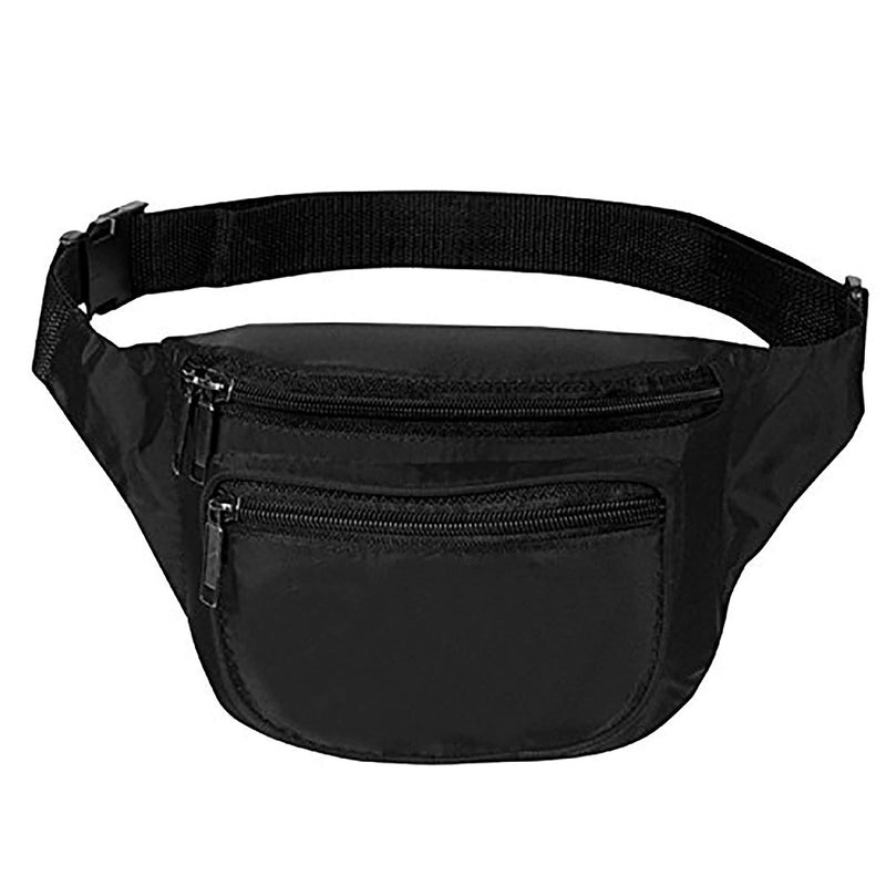 Fanny Pack, BuyAgain Quick Release Buckle Travel Sport Waist Fanny Pack Bag For Men Or Women Black