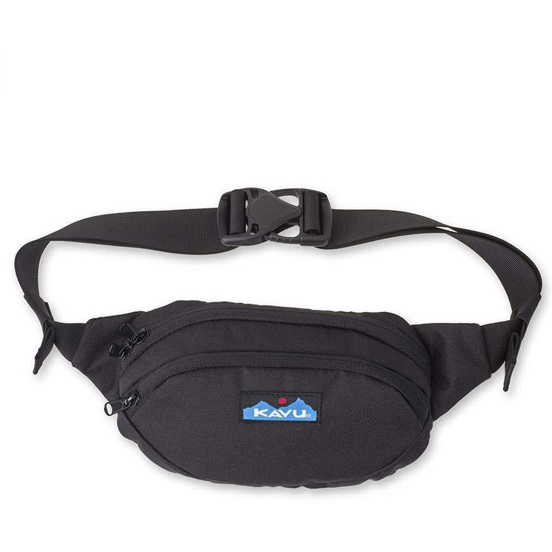 KAVU Spectator Belt Bag Polyester Hip Fanny Pack One Size Jet Black