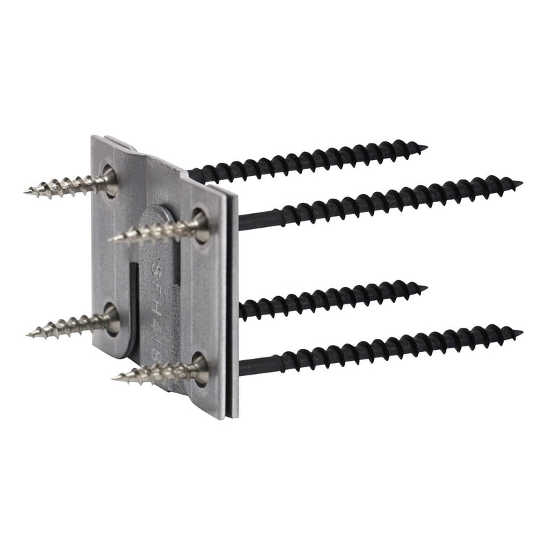 Rok Hardware Heavy Duty Interlocking Flush Mount Z Clip Bracket for Headboards, Picture Frames ROKZCLIP (5 Pair)