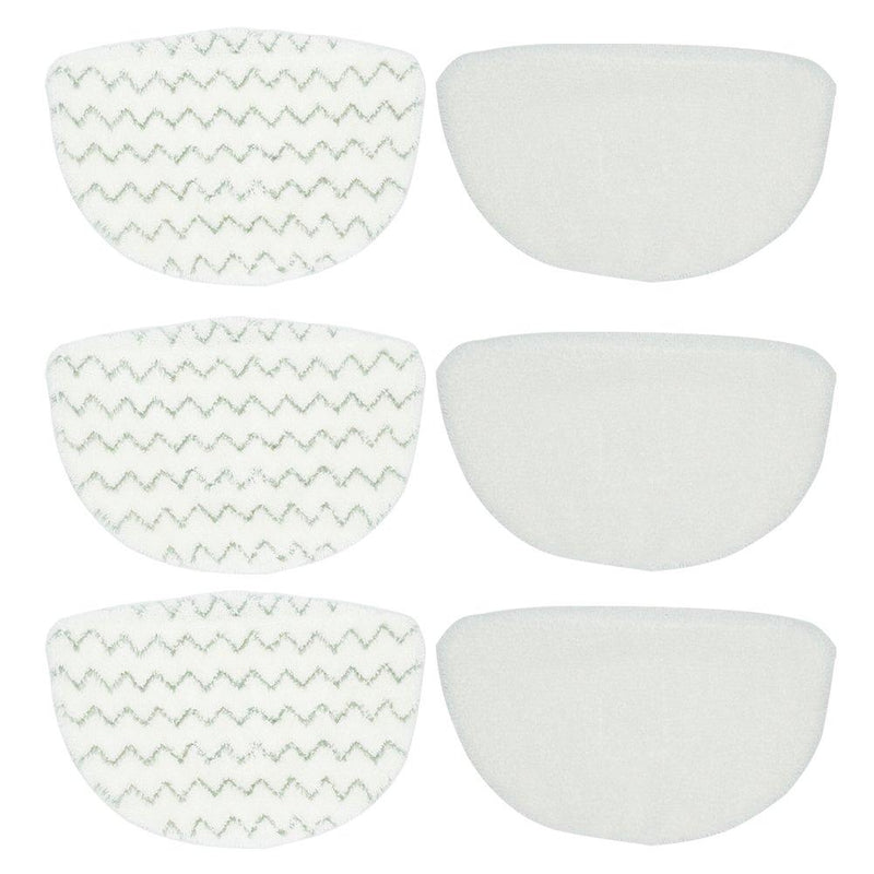 BettaWell Steam Microfiber Mop Refill Pads Compatible with Bissell Powerfresh 1940 Series Fits BGST1566, 19404, B0017, 1940A, 1940Q, 1940T, 1940W, 19402, 19408, 5938 (Pack of 6)