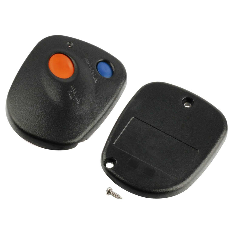 Key Fob Keyless Entry Remote Shell Case & Pad fits Subaru 2003-2006 Baja / 2001-2004 Forester / 2000-2004 Impreza / 1999-2004 Legacy / 2000-2004 Outback A269ZUA111 sub-orange-case