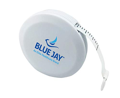 Blue Jay An Elite Healthcare Brand Measure It Measuring Tape for Body Measurements with Plastic Outer Case | Crafted with fiberglass and Locks Open | 6 ft