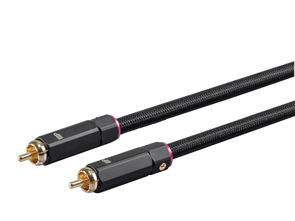 Monoprice Onix Series Digital Coaxial Audio/Video RCA Subwoofer CL2 Rated Cable, RG-6/U 75-ohm 6ft Black 6 Feet