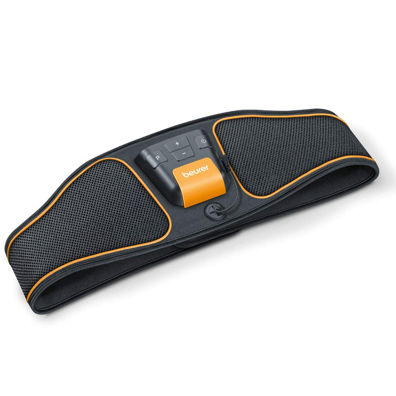 Beurer Abdominal Toning Belt | Ab Stimulator with 5 Training Programs | EMS Muscle Training for Men and Women | Portable EMS Toning Machine, EM37