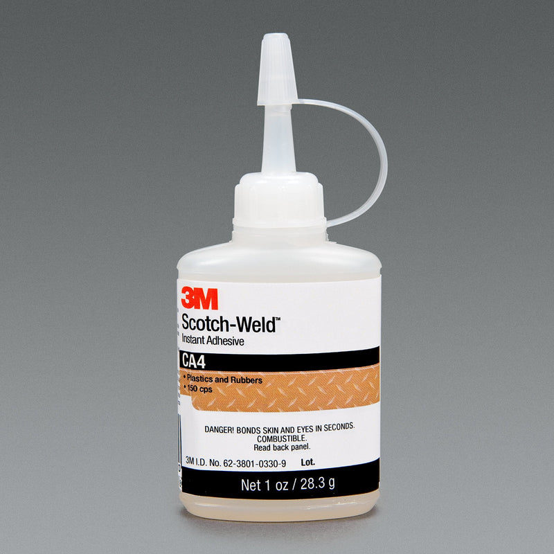 Scotch 96600 Scotch-Weld Instant Adhesive CA4, Clear, 1 fl oz Bottle