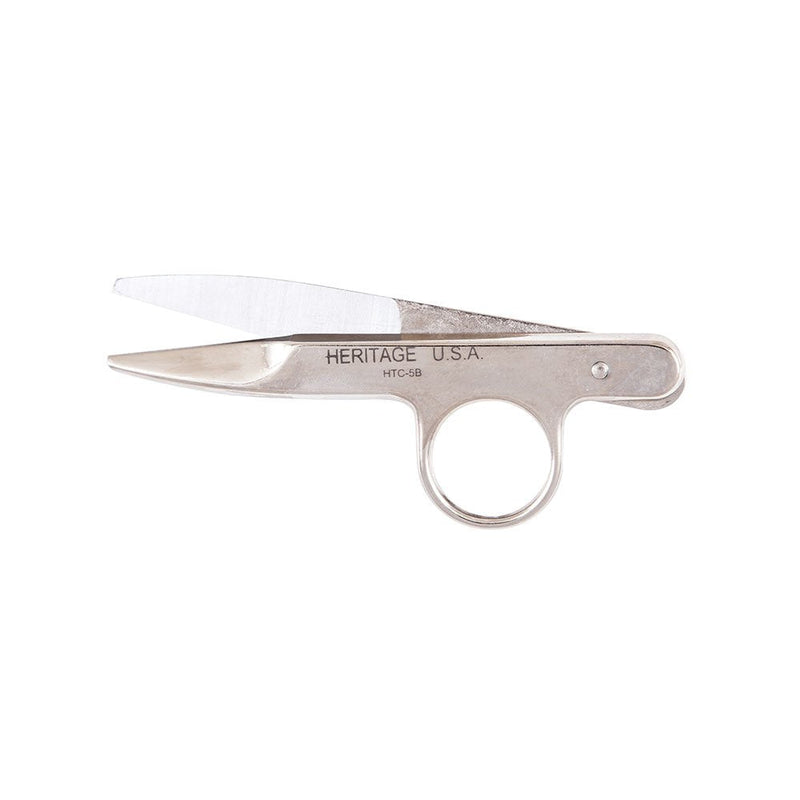 Klein Tools GHTC5B Scissors, Threadclip with Spring Action to Open Automatically and Blunt Tips, 4-1/2-Inch